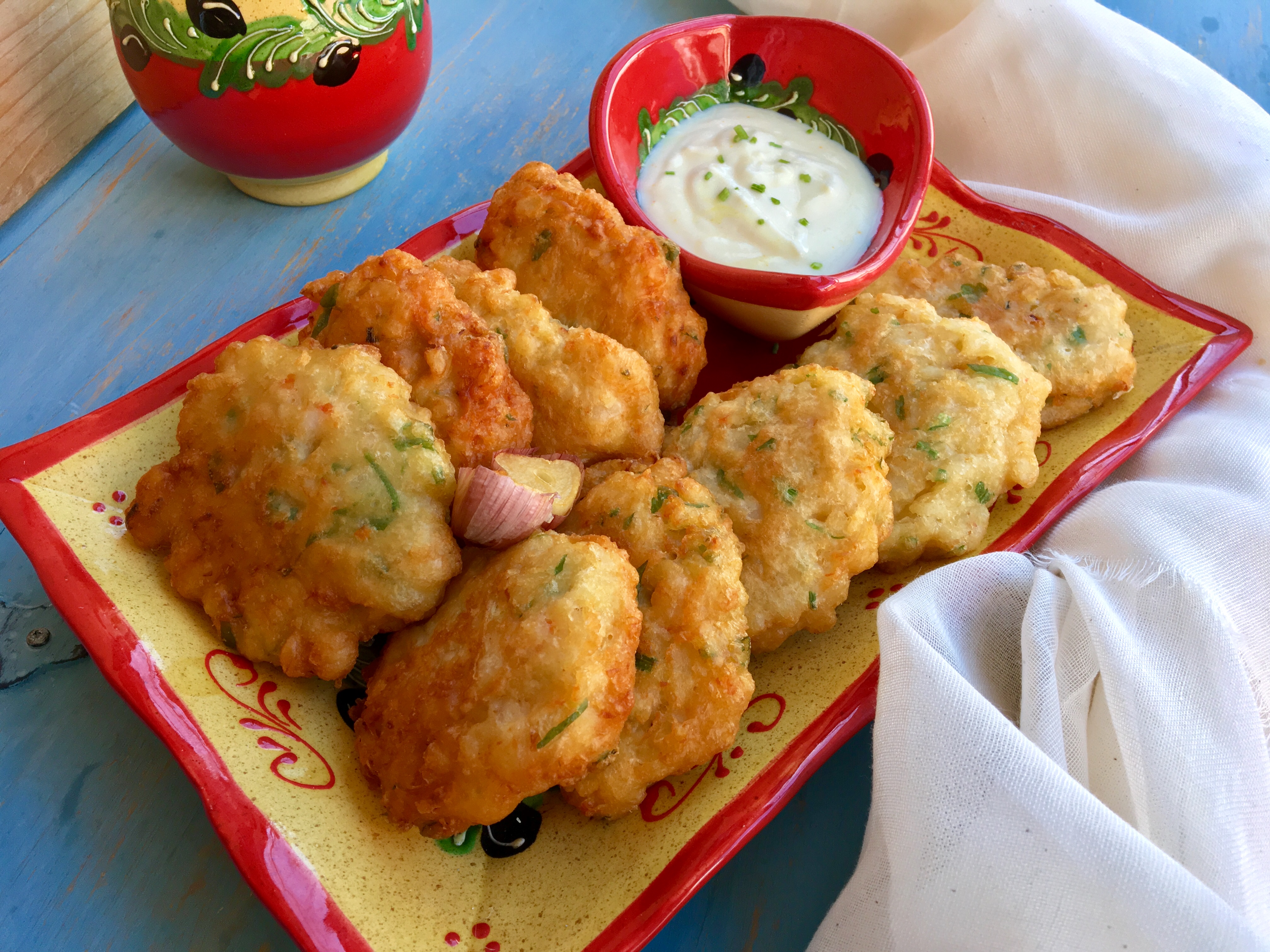 Tortillitas de langostinos 🍤